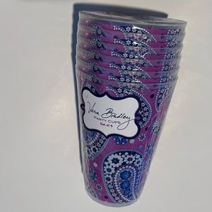 Vera Bradley Party Cups NWT set of six